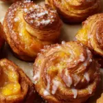 Peach Pie Cruffins