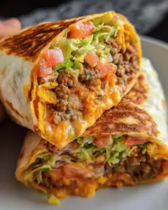Beefy Nacho Cheese Wrap