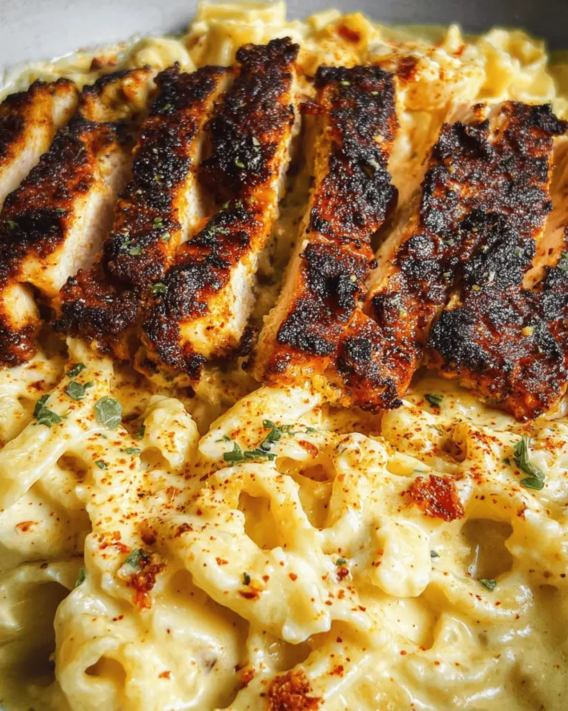Blackened Cajun Chicken Alfredo