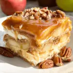 Caramel Apple Eclair Cake