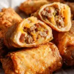 Cheeseburger Egg Rolls