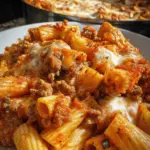 Cheesy Beef Rigatoni