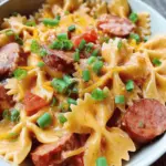 Creamy Smoked Sausage Pasta (dinner made in one pan!)