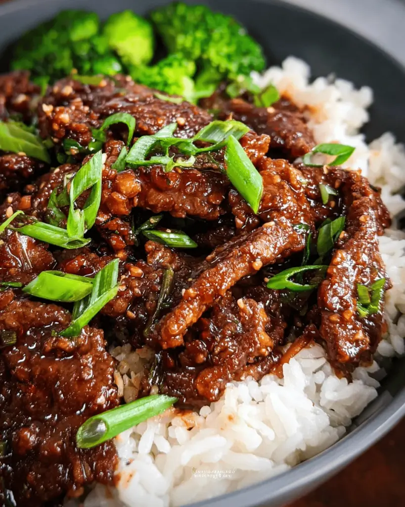 Easy Mongolian Beef