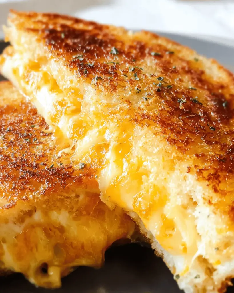 Garlic Bread Grilled Cheese