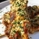 Garlic Parmesan Chicken Skewers