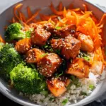 Honey Glazed Salmon Bowls (Quick & Easy!)