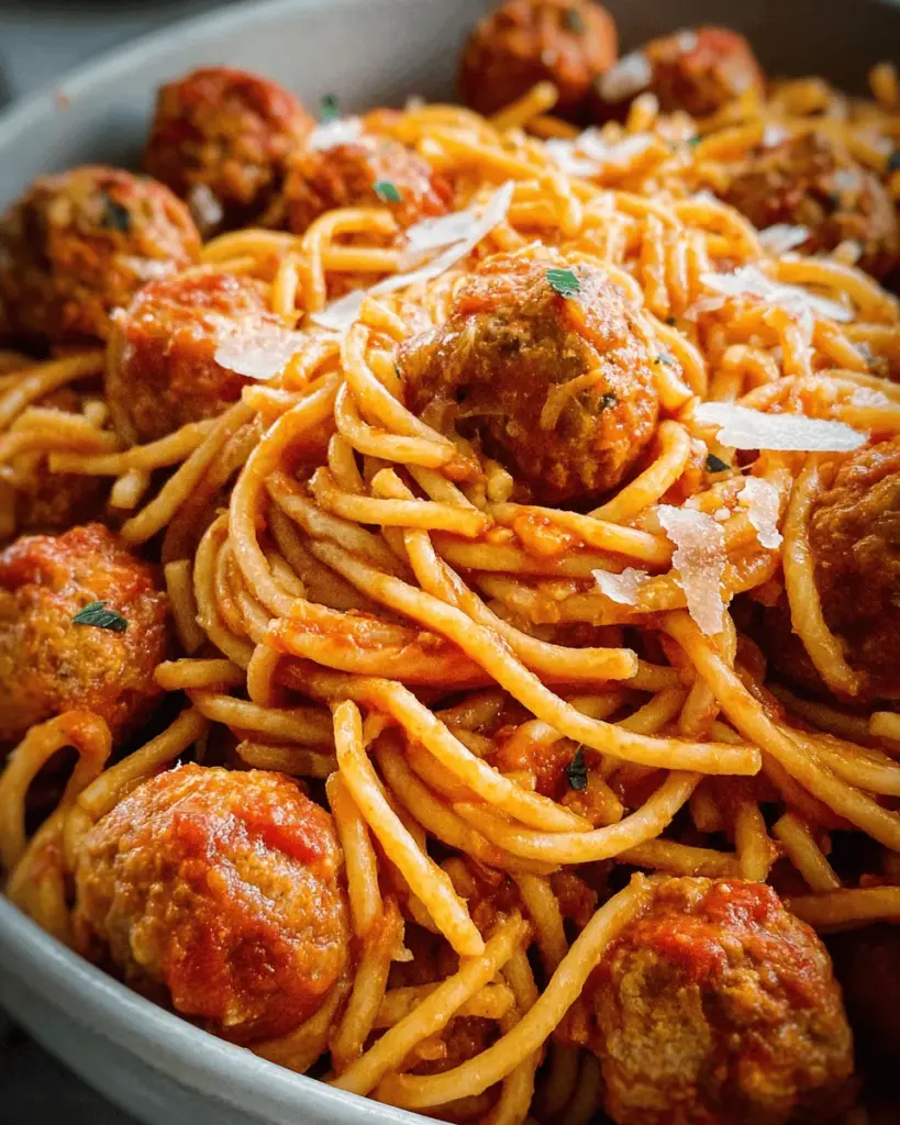 Instant Pot Spaghetti and Meatballs Recipe