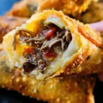 Philly Cheesesteak Egg Rolls