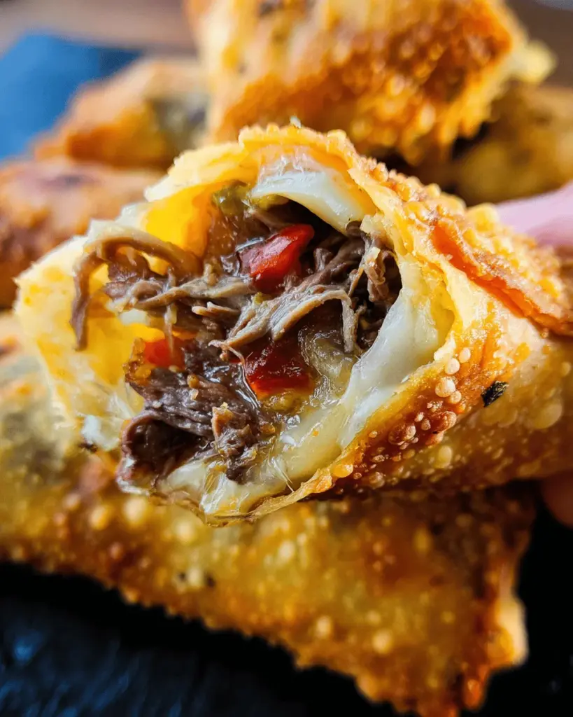 Philly Cheesesteak Egg Rolls