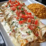 Queso Chicken Enchiladas