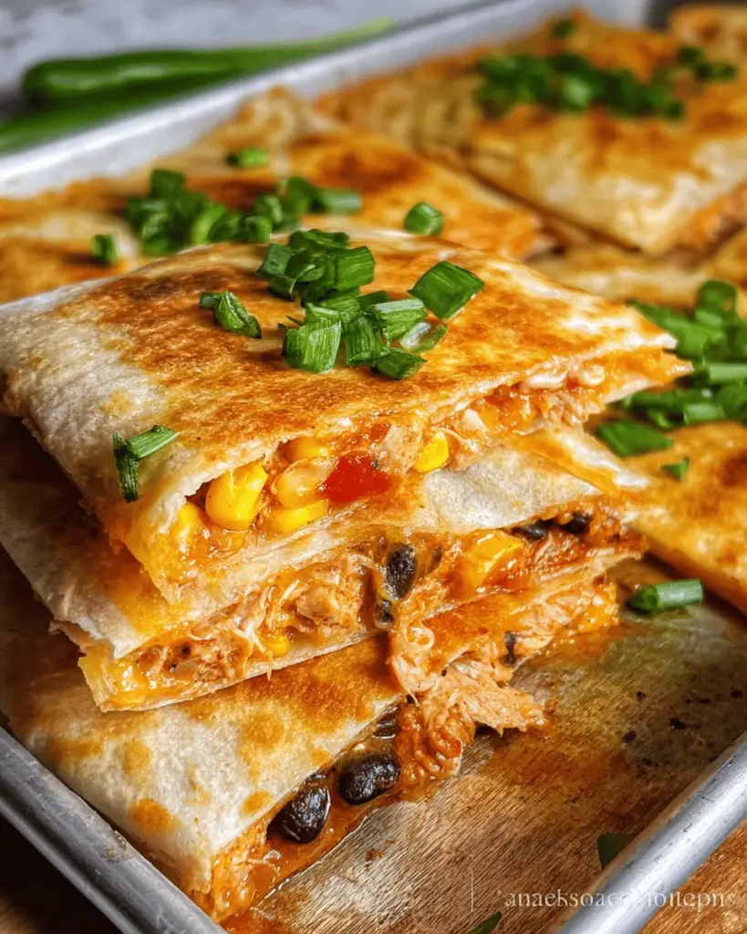 Sheet Pan Quesadillas
