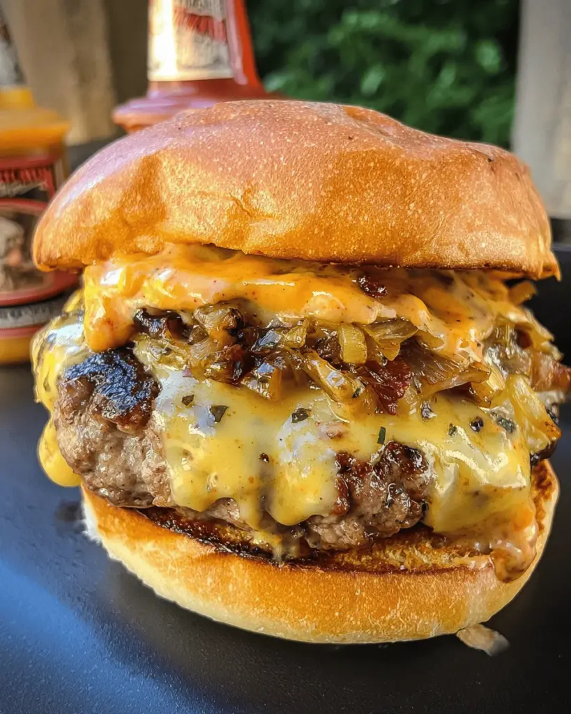 Smoked Cajun Burgers