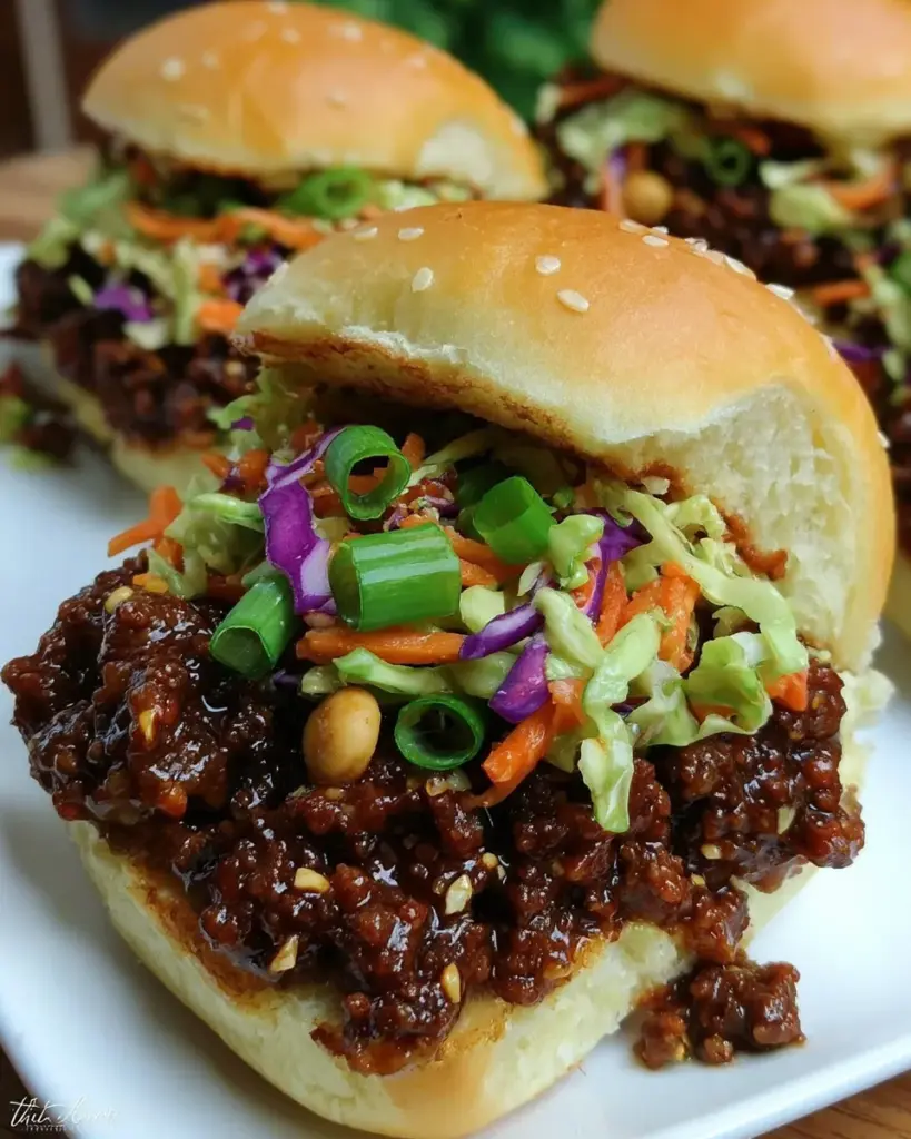Thai Sloppy Joe Sliders
