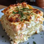 Seafood Lasagna with Shrimp & Crab
