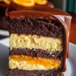 Chocolate Orange Cheesecake Layer Cake