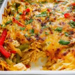 Chicken Fajitas Casserole