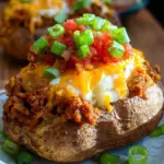 Double Stuffed Taco Potatoes
