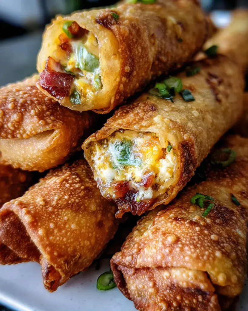 Jalapeno Popper Egg Rolls