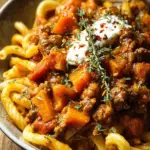 Pumpkin Beef Bolognese