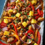 Sheet Pan Hawaiian Chicken