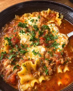 Slow Cooker Lasagna Soup