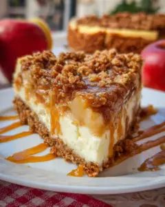 Apple Crisp Cheesecake