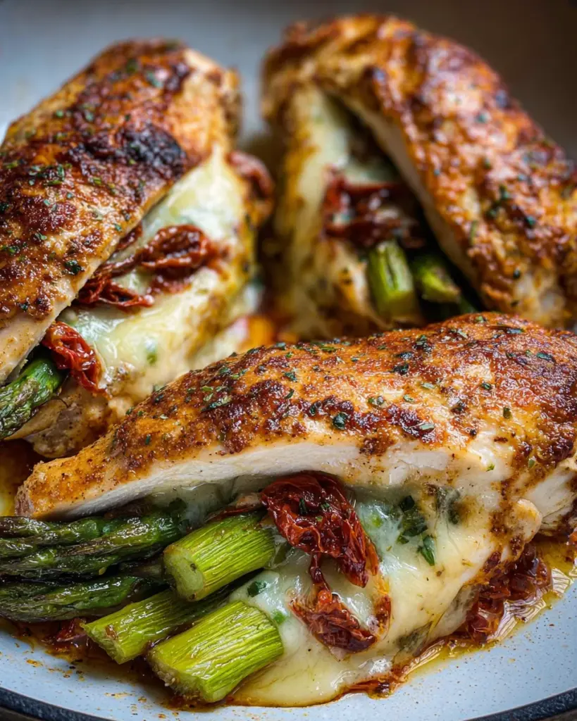 Asparagus Stuffed Chicken Breast