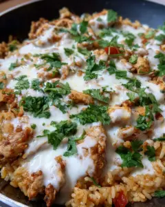 Chicken Cheese and Rice