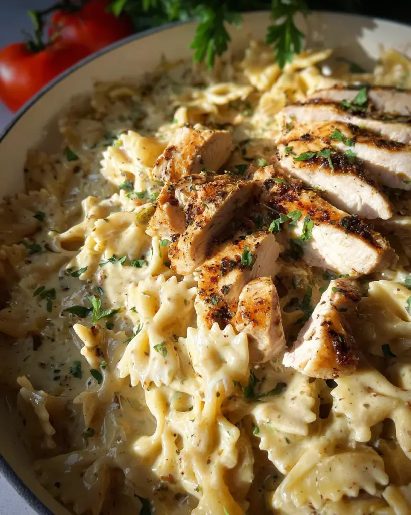 Chicken Garlic Parmesan Pasta