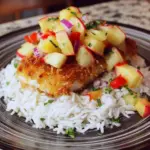 Coconut Cod with Pineapple Salsa