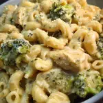 Crockpot Chicken Broccoli Mac and Cheese