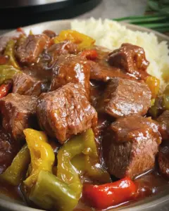 Crockpot Mississippi Steak Bites