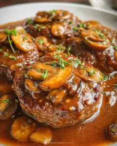Easy Salisbury Steak Recipe with Mushroom Gravy
