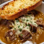 French Onion Beef Short Rib Soup