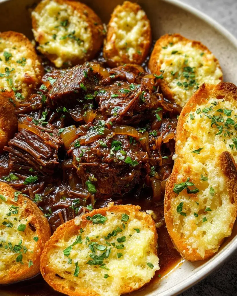 French Onion Braised Beef Recipe