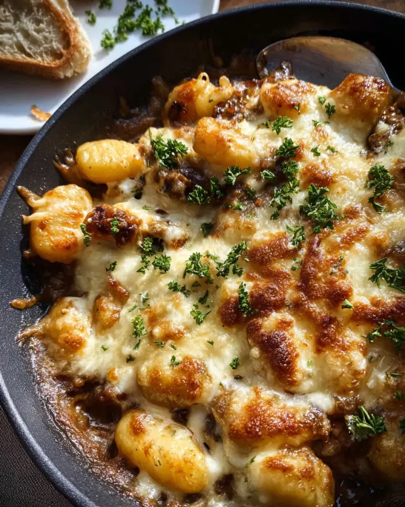 French Onion Gnocchi