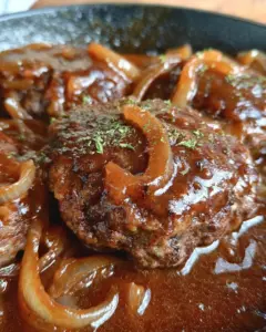 French Onion Salisbury Steak