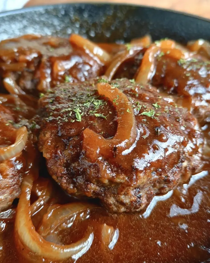 French Onion Salisbury Steak
