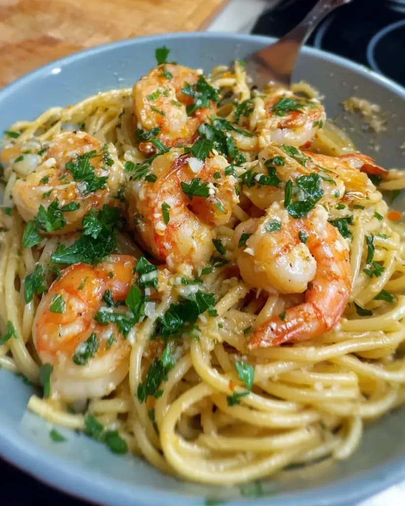 Garlic Butter Shrimp Pasta