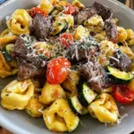 Garlic Parmesan Steak Tortellini