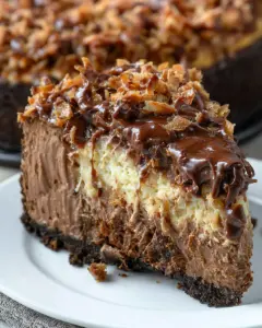 German Chocolate Cheesecake