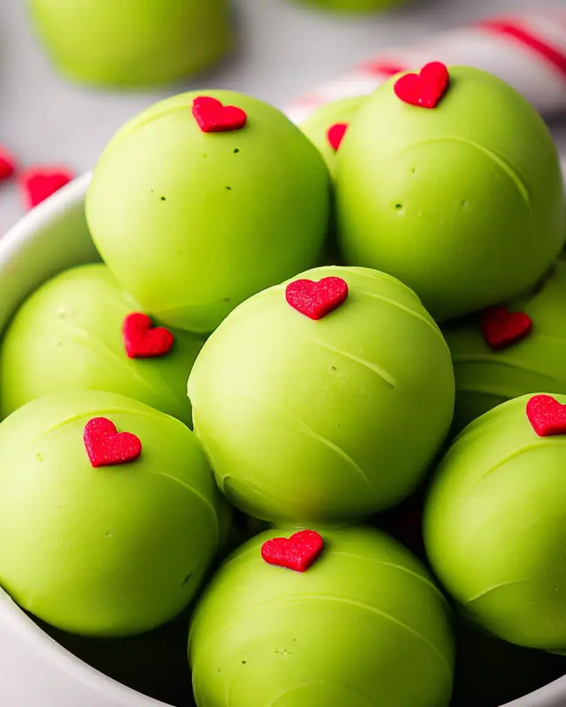 Grinch Christmas Truffles