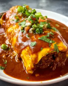 Ground Beef Wet Burrito