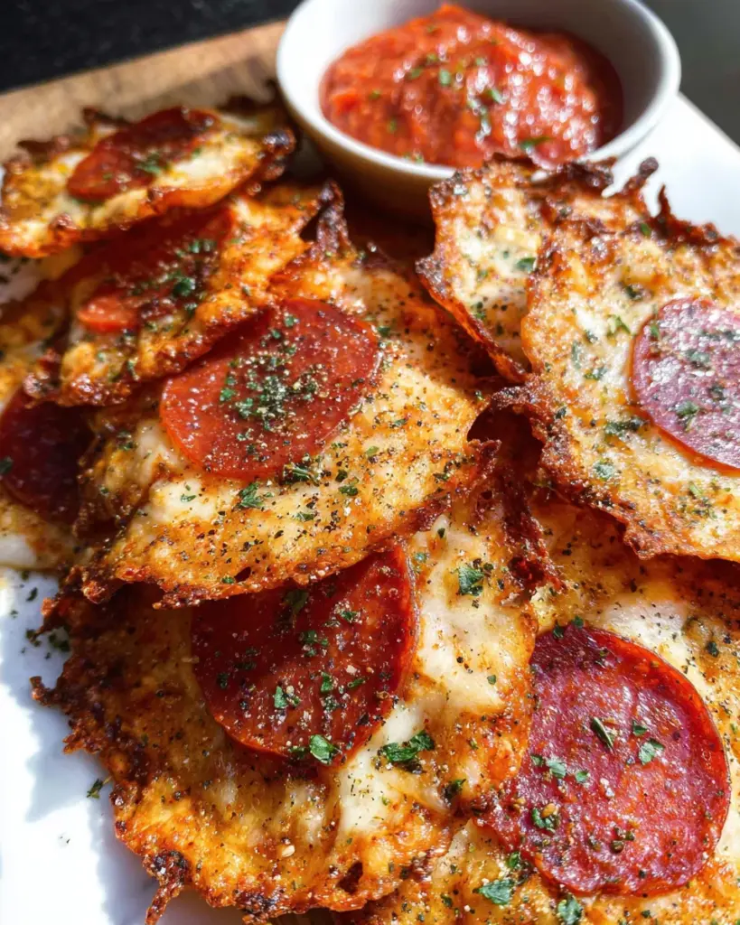 Keto Pizza Chips