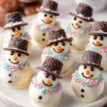 Melted Snowman Oreo Balls