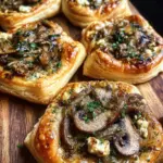 Mushroom, Shallot and Herbed Goat Cheese Tarts