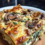 Mushroom and Spinach Lasagna with Béchamel Sauce