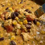 Queso Chicken Taco Soup