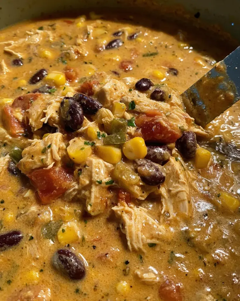 Queso Chicken Taco Soup